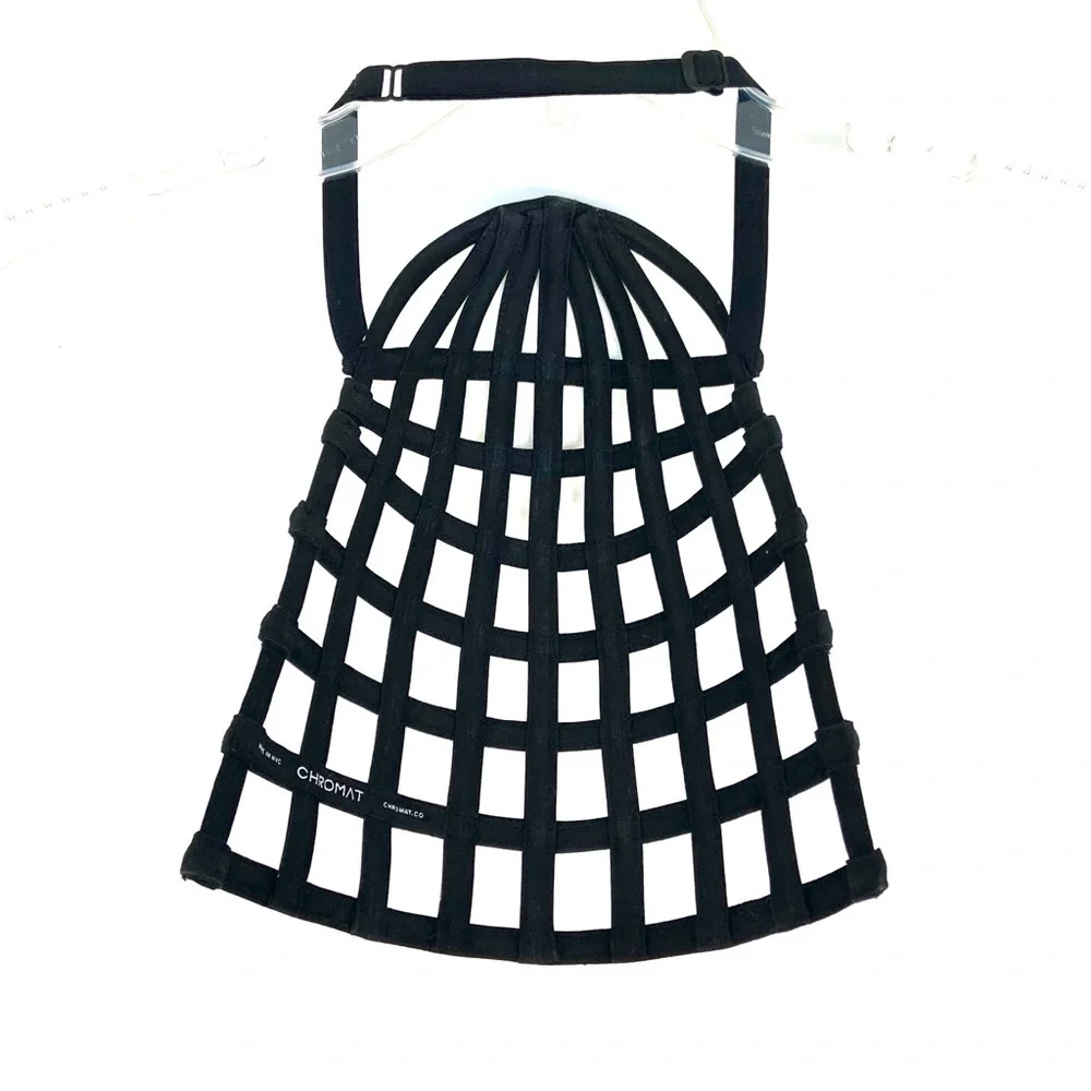 CHROMAT Extended Grid Cage Visor Face mask Tech-Royal SS15 Collection